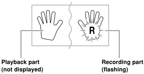 CASIO CTK-810 - Part/Track Indicators in Recording Standby - 1