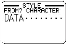 CASIO CW-L300 - ■ Pour appliquer les attributs de texte du menu STYLE - 1