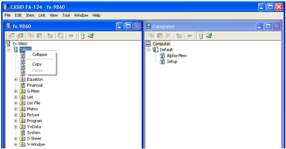 CASIO FA-124 - Right-clicking [UserID] (fx-9860) - 1