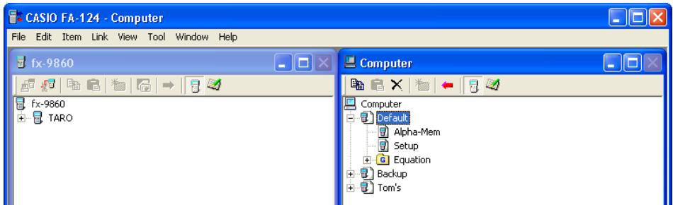 CASIO FA-124 - To establish a connection between your fx-9860G SD/fx-9860G and FA-124 - 6