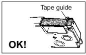 CASIO KL-820 - To load a tape cartridge - 2