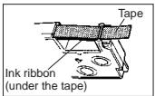 CASIO KL-820 - To load a tape cartridge - 4
