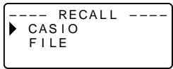 CASIO KL-820 - To recall data from memory - 3