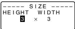 CASIO KL-820 - To specify character sizes (MANUAL) - 1