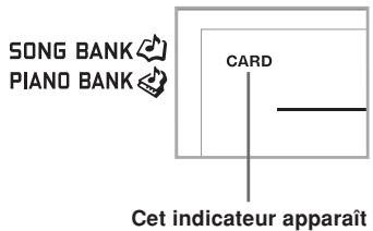 CASIO LK-215 - Appuyez sur le bouton CARD. - 1