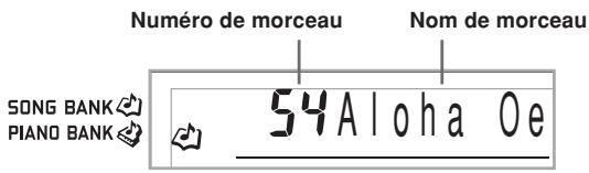 CASIO LK-215 - Ecouter un morceau de la bibliothèque de morceaux - 2