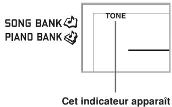 CASIO LK-215 - Appuyez sur le bouton TONE. - 1