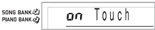 CASIO LK-215 - Utilisation de la réponse au toucher (LK-215 seulement) - 2