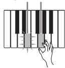 CASIO LK-215 - Serie de notes à la même hauteur - 5