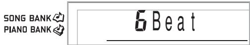CASIO LK-215 - Utilisez les touches numériques ou [+] et [-] pour changer le nombre de temps par mesure. - 1