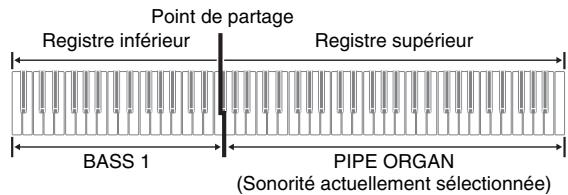 CASIO PX-120 - Sonorités de basse (BASS 1, BASS 2) - 1