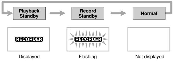 CASIO WK-110 - Using the RECORDER Button - 1