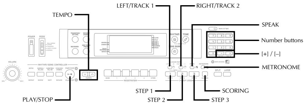 CASIO WK-110 - Using the Lesson Functions and Evaluation Mode - 1