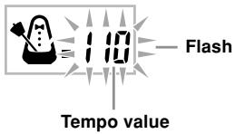CASIO WK-110 - To set the tempo - 1