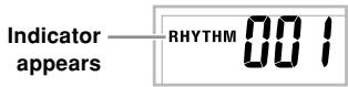 CASIO WK-110 - To select a rhythm - 1