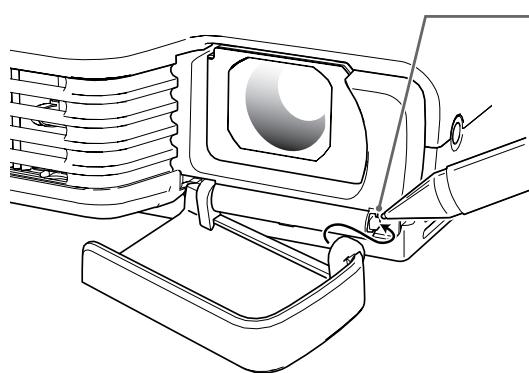 CASIO XJ-42 - Reattaching the Lens Cover - 2