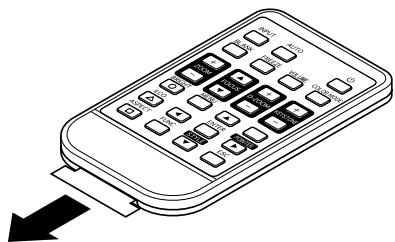 CASIO XJ-42 - Preparing the Remote Controller - 1