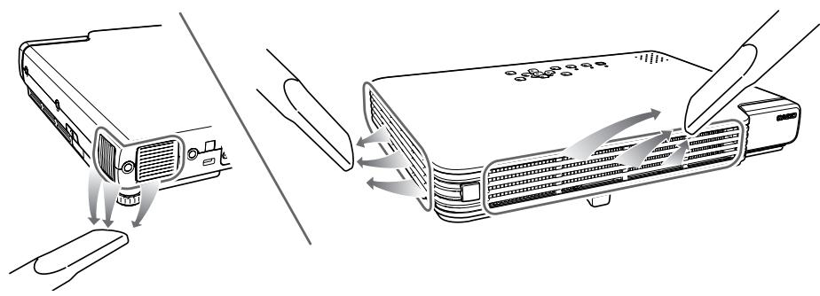 CASIO XJ-42 - Cleaning Intake and Exhaust Vents - 1