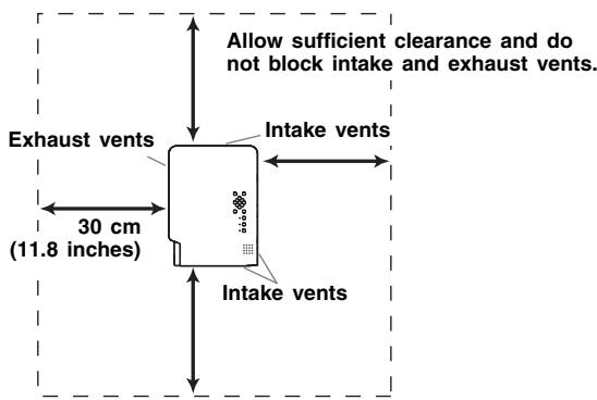 CASIO XJ-S31 - Setup Precautions - 1