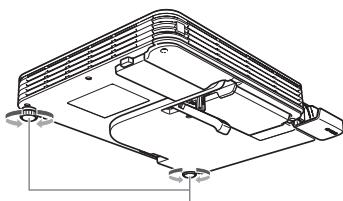 CASIO XJ-S31 - To change the projector elevation angle - 2