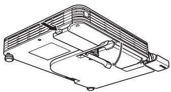 CASIO XJ-S31 - To change the projector elevation angle - 1