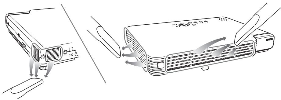 CASIO XJ-S31 - Cleaning Intake and Exhaust Vents - 1