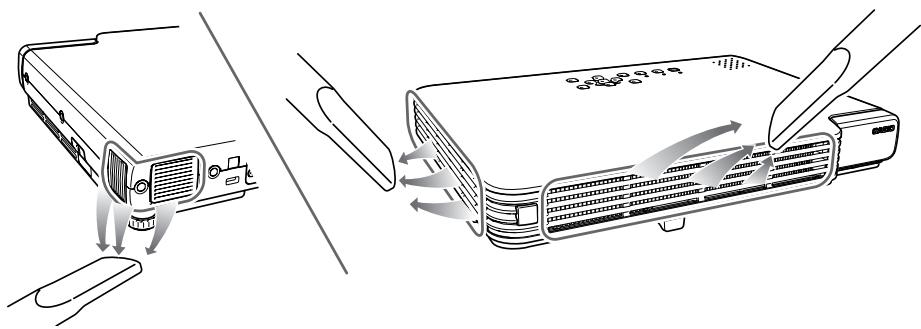 CASIO XJ-S57 - Cleaning Intake and Exhaust Vents - 1