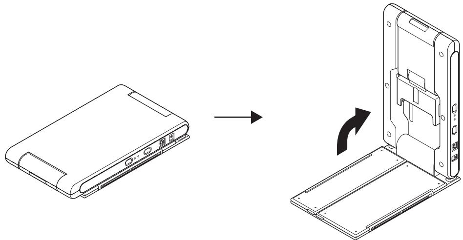 CASIO YC-430 - Unfolding the PJ Camera Stand - 1