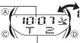 CASIO 3749 - Pour revoir les heures enregistrées - 1
