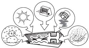 CASIO XJ-M140,  XJ-M150,  XJ-M240,  XJ-M245,  XJ-M250 - Other Precautions - 1
