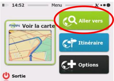 MAPPY MINI 330 MOTO - Comment établir mon premier itinéraire? - 2