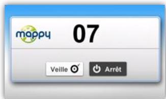 MAPPY MINI 290ND - Eteindre votre appareil - 1
