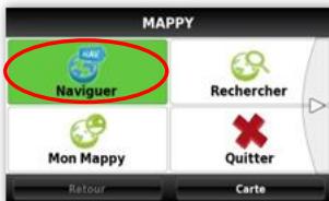 MAPPY MINI 290ND - Comment établir mon premier itinéraire? - 2