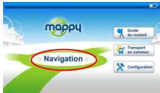 MAPPY MINI 305ND - Click on "Navigation" - 1