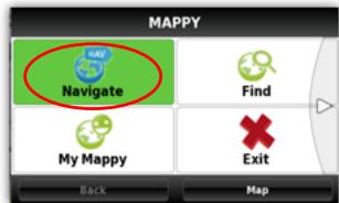MAPPY MINI 305ND - Click on "Navigate" - 1
