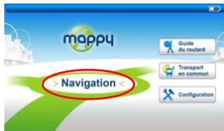 MAPPY MINI 305ND - Comment établir mon premier itinéraire? - 1