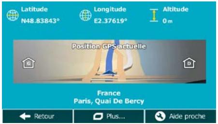 MAPPY ULTIE518 - Vérifier les détails de votre position actuelle (Afficher ma position) - 1