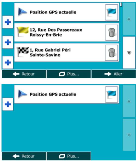 MAPPY ULTIS546, ULTIS549 - Déterminer un nouveau point de départ de l'itinéraire - 1