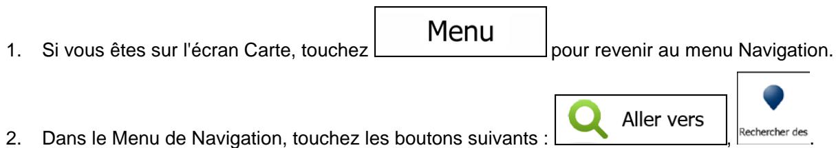 MAPPY ULTIS546, ULTIS549 - Rechercher un lieu d'intérêt à l'aide de catégories prédéfinies - 1