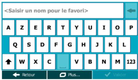 MAPPY ULTIS546, ULTIS549 - Enregistrer un emplacement comme destination favorite - 4