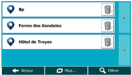 MAPPY ULTIS546, ULTIS549 - Éditer les détails d'une destination favorite - 2