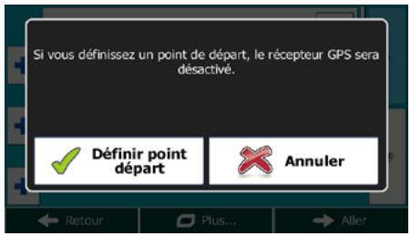 MAPPY ULTIS546, ULTIS549 - Déterminer un nouveau point de départ de l'itinéraire - 2