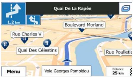 MAPPY ULTIS546, ULTIS549 - Présentation du virage et Prochaine rue - 2