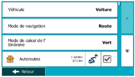MAPPY ULTIS546, ULTIS549 - Modification des types de routes utilisés dans la planification d'itinéraire - 4