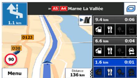 MAPPY ULTI E518 - Motorway exit services - 2