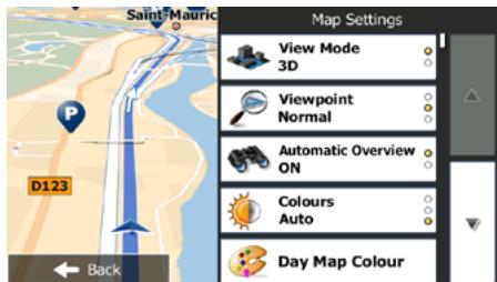 MAPPY ULTI E518 - Map settings - 1