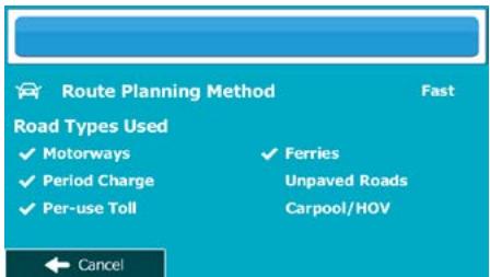 MAPPY ULTI E518 - Selecting a city/town centre as the destination - 10
