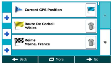 MAPPY ULTI E518 - Building a route from the list of destinations (Create Route) - 3