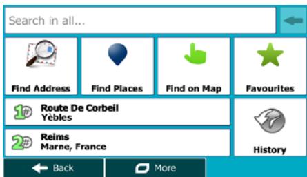 MAPPY ULTI E518 - Building a route from the list of destinations (Create Route) - 2