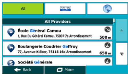 MAPPY ULTI E518 - Combined Search - Navigating to a Place of Interest by its category - 1